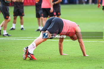 15/08/2023 - 9 ERLING HAALAND of Manchester City during the team training session ahead of the UEFA Super Cup Final 2023 at Georgios Karaiskakis Stadium on August 15, 2023, in Piraeus, Greece. - MANCHESTER CITY TRAINING SESSION BEFORE THE UEFA SUPER CUP 2023 GAME - SUPERCOPPA EUROPEA - CALCIO