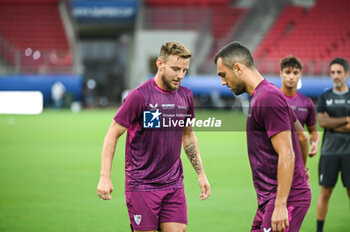 2023-08-15 - 10 IVAN RAKITIC of Sevilla FC during the team training session ahead of the UEFA Super Cup Final 2023 at Georgios Karaiskakis Stadium on August 15, 2023, in Piraeus, Greece. - SEVILLA FC TRAINING SESSION BEFORE THE UEFA SUPER CUP 2023 GAME - UEFA SUPER CUP - SOCCER