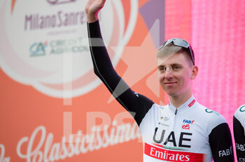 2023-03-18 - Tadej Pogačar, UAE Team Emirates - MILANO-SANREMO - STREET - CYCLING
