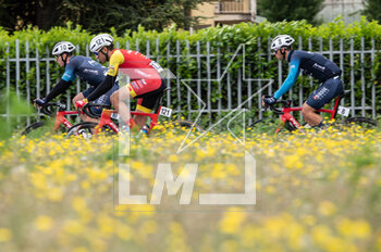 2023-05-01 - Michael Cattani, Arvedi Cycling // ASD James Piccoli, Team Technipes #Inemiliarom // Alessio Bonelli, Arvedi Cycling ASD - 56° CIRCUITO DEL PORTO - TROFEO ARVEDI - STREET - CYCLING