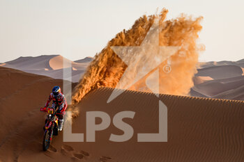 2023-01-12 - 18 SANDERS Daniel (aus), Red Bull GasGas Factory Racing, GasGas, Moto, FIM W2RC, action during the Stage 11 of the Dakar 2023 between Shaybah and Empty Quarter Marathon, on January 12, 2023 in Empty Quarter Marathon, Saudi Arabia - AUTO - DAKAR 2023 - STAGE 11 - RALLY - MOTORS