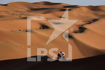 2023-01-12 - 46 LUCCI Paolo (ita), BAS World KTM Racing Team, KTM, Moto, FIM W2RC, action during the Stage 11 of the Dakar 2023 between Shaybah and Empty Quarter Marathon, on January 12, 2023 in Empty Quarter Marathon, Saudi Arabia - AUTO - DAKAR 2023 - STAGE 11 - RALLY - MOTORS
