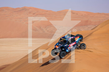 2023-01-12 - 402 FARRES GUELL Gerard (spa), ORTEGA GIL Diego (spa), South Racing Can-Am, SSV, Motul, action during the Stage 11 of the Dakar 2023 between Shaybah and Empty Quarter Marathon, on January 12, 2023 in Empty Quarter Marathon, Saudi Arabia - AUTO - DAKAR 2023 - STAGE 11 - RALLY - MOTORS