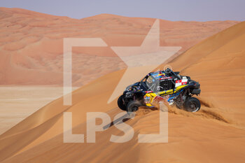 2023-01-12 - 400 BACIUSKA Rokas (lto), VIDAL MONTIJANO Oriol (spa), Red Bull Can-Am Factory Racing, Can-Am, SSV, FIA W2RC, Motul, action during the Stage 11 of the Dakar 2023 between Shaybah and Empty Quarter Marathon, on January 12, 2023 in Empty Quarter Marathon, Saudi Arabia - AUTO - DAKAR 2023 - STAGE 11 - RALLY - MOTORS