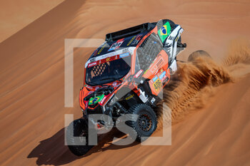 2023-01-12 - 406 LUPPI DE OLIVEIRA Rodrigo (bra), JUSTO Maykel (bra), South Racing Can-Am, BRP, SSV, FIA W2RC, Motul, action during the Stage 11 of the Dakar 2023 between Shaybah and Empty Quarter Marathon, on January 12, 2023 in Empty Quarter Marathon, Saudi Arabia - AUTO - DAKAR 2023 - STAGE 11 - GIRO D'ITALIA - CYCLING