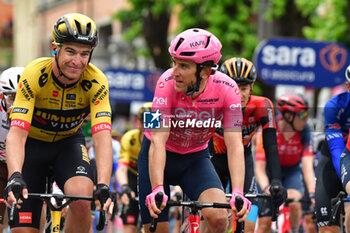 2023-05-17 - Geraint Maglia Rosa on the stage 11 - Giro d'italia 2023 - 11 STAGE - CAMAIORE - TORTONA - GIRO D'ITALIA - CYCLING
