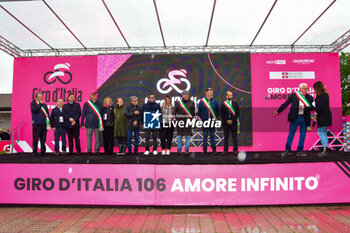 2023-05-19 - Presentation of Stage 13 - Giro d'Italia 2023 - 13 STAGE - BORGOFRANCO D'IVREA - CRANS MONTANA - GIRO D'ITALIA - CYCLING