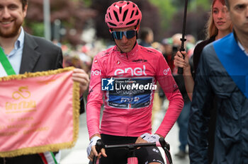 2023-05-21 - Bruno Armirail, Team Groupama-FDJ, the Pink Jersey - 15 STAGE - SEREGNO - BERGAMO - GIRO D'ITALIA - CYCLING
