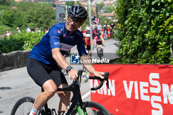 2023-05-21 - Davide Cassani, during Giro-E - 15 STAGE - SEREGNO - BERGAMO - GIRO D'ITALIA - CYCLING