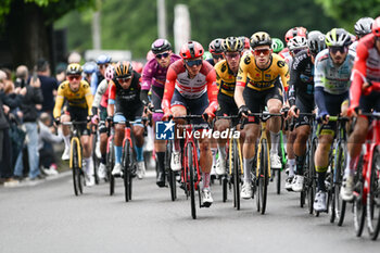 2023-05-21 - BERGAMO, ITALY - MAY 21: Michel Hessmann of Germany and Team Jumbo-Visma during the 106th Giro d'Italia 2023, Stage 15 a 195km stage from Seregno to Bergamo / #UCIWT / on May 21, 2023 in Seregno, Italy. Photo Tiziano Ballabio - 15 STAGE - SEREGNO - BERGAMO - GIRO D'ITALIA - CYCLING