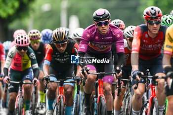 2023-05-21 - BERGAMO, ITALY - MAY 21: Jonathan Milan of Italy and Team Bahrain - Purple Points Jersey during the 106th Giro d'Italia 2023, Stage 15 a 195km stage from Seregno to Bergamo / #UCIWT / on May 21, 2023 in Seregno, Italy. Photo Tiziano Ballabio - 15 STAGE - SEREGNO - BERGAMO - GIRO D'ITALIA - CYCLING