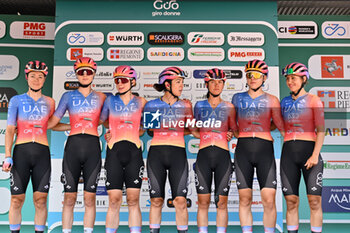 2023-07-07 - UAE Team ADQ (UAE) - GIRO D'ITALIA WOMEN - STAGE 7 - ALBENGA-ALASSIO - GIRO D'ITALIA - CYCLING