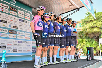 2023-07-07 - Movistar Team (ESP) - GIRO D'ITALIA WOMEN - STAGE 7 - ALBENGA-ALASSIO - GIRO D'ITALIA - CYCLING
