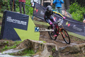 2023-07-01 - Oliver Zwar (SWE) in action during DH Elite Men race, at UCI MTB World Cup 2023, Val di Sole stage on July 01, 2023 in Val di Sole, Trento, Italy. - UCI MTB  WORLD CUP - DOWNHILL ELITE MEN RACE - MTB - MOUNTAIN BIKE - CYCLING