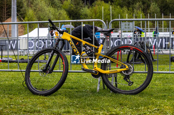 2023-05-14 - Milan Vader’s new Cervelo bike during the 2023 UCI MTB World Cup, XCO cycling event on May 14, 2023 in Nove Mesto Na Morave, Czech Republic - CYCLING - MTB WORLD CUP 2023 - NOVE MESTO - MTB - MOUNTAIN BIKE - CYCLING