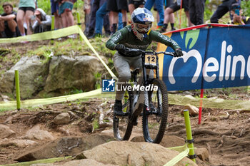 2023-07-01 - Gracey Hemstreet (CAN) in action during DH Elite Women race, at UCI MTB World Cup 2023, Val di Sole stage on July 01, 2023 in Val di Sole, Trento, Italy. - UCI MTB  WORLD CUP - DOWNHILL ELITE WOMEN RACE - MTB - MOUNTAIN BIKE - CYCLING