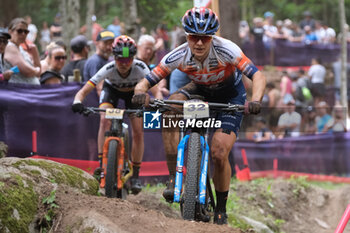 2023-07-02 - Chiara Teocchi (ITA) \in action during XCO Elite Women race, at UCI MTB World Series 2023, Val di Sole stage on July 02, 2023 in Val di Sole, Trento, Italy. - UCI MTB WORLD CUP - XCO ELITE WOMEN RACE - MTB - MOUNTAIN BIKE - CYCLING