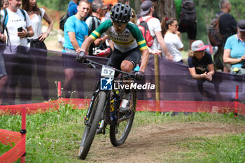 2023-07-02 - Domenic Paolilli (AUS) in action during XCO U23 Men race, at UCI MTB World Series 2023, Val di Sole stage on July 02, 2023 in Val di Sole, Trento, Italy. - UCI MTB WORLD CUP - XCO U23 MEN RACE - MTB - MOUNTAIN BIKE - CYCLING