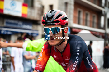 16/09/2023 - Geraint Howell Thomas (Ineos Grenadiers) on the finishing line of the stage 20 of the Spanish bicycle race La Vuelta on September 16, 2023 in Guadarrama, Spain - LA VUELTA - STAGE 20 - MANZANARES EL REAL - GUADARRAMA - SPANISH LA VUELTA - CICLISMO