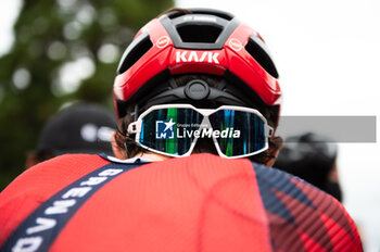 16/09/2023 - Geraint Howell Thomas (Ineos Grenadiers) at the end of the stage 20 of the Spanish bicycle race La Vuelta on September 16, 2023 in Guadarrama, Spain - LA VUELTA - STAGE 20 - MANZANARES EL REAL - GUADARRAMA - SPANISH LA VUELTA - CICLISMO