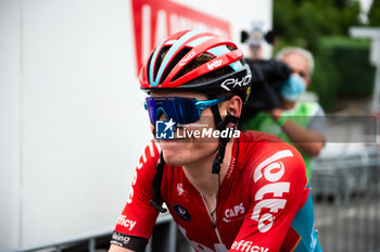 16/09/2023 - Lennert Van Eetvelt (Lotto Dstny) at the end of the stage 20 of the Spanish bicycle race La Vuelta on September 16, 2023 in Guadarrama, Spain - LA VUELTA - STAGE 20 - MANZANARES EL REAL - GUADARRAMA - SPANISH LA VUELTA - CICLISMO