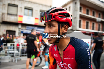 2023-09-16 - Egan Bernal (Ineos Grenadiers) at the end of the stage 20 of the Spanish bicycle race La Vuelta on September 16, 2023 in Guadarrama, Spain - LA VUELTA - STAGE 20 - MANZANARES EL REAL - GUADARRAMA - SPANISH LA VUELTA - CYCLING