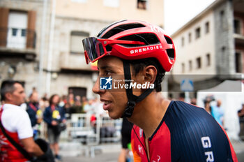 2023-09-16 - Egan Bernal (Ineos Grenadiers) at the end of the stage 20 of the Spanish bicycle race La Vuelta on September 16, 2023 in Guadarrama, Spain - LA VUELTA - STAGE 20 - MANZANARES EL REAL - GUADARRAMA - SPANISH LA VUELTA - CYCLING