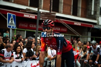 2023-09-16 - Filippo Ganna (Ineos Grenadiers) at the end of the stage 20 of the Spanish bicycle race La Vuelta on September 16, 2023 in Guadarrama, Spain - LA VUELTA - STAGE 20 - MANZANARES EL REAL - GUADARRAMA - SPANISH LA VUELTA - CYCLING