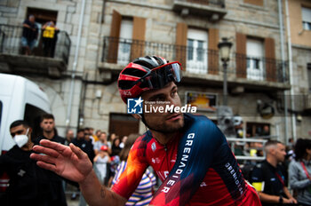 16/09/2023 - Filippo Ganna (Ineos Grenadiers) at the end of the stage 20 of the Spanish bicycle race La Vuelta on September 16, 2023 in Guadarrama, Spain - LA VUELTA - STAGE 20 - MANZANARES EL REAL - GUADARRAMA - SPANISH LA VUELTA - CICLISMO