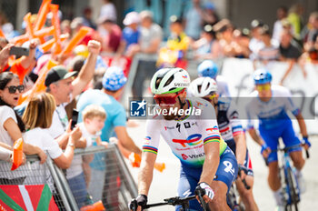 2023-07-01 - Peter Sagan (TOTALENERGIES) during the final climb of the first stage of Tour de France 2023 in Bilbao, Spain - STAGE 1 - BILBAO-BILBAO - TOUR DE FRANCE - CYCLING