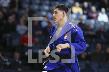 04/02/2023 - Alexandre Rubiano (FRA) in Men -73kg lost against Uranbayar Odgerel (MGL) during the International Judo Paris Grand Slam 2023 (IJF) on February 4, 2023 at Accor Arena in Paris, France - JUDO - PARIS GRAND SLAM 2023 - JUDO - CONTATTO