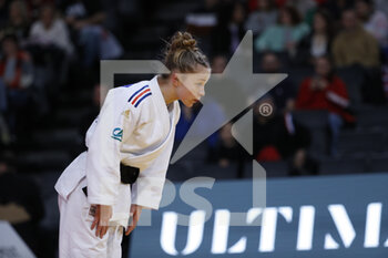 04/02/2023 - Julie Weill Dit Morey (FRA) (Etoil SP de Blanc Mesnil Judo) competed in Women -52kg category and won Nandin-Erdene Myagmarsuren (MGL) against during the International Judo Paris Grand Slam 2023 (IJF) on February 4, 2023 at Accor Arena in Paris, France - JUDO - PARIS GRAND SLAM 2023 - JUDO - CONTATTO