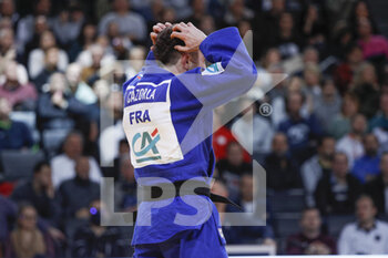 2023-02-04 - Orlando Cazorla (FRA) (Etoile SSP de blanc Mesnil Judo) competed in Men -66kg category lost against Denis Vieru (MDA) after video arbitrage during the International Judo Paris Grand Slam 2023 (IJF) on February 4, 2023 at Accor Arena in Paris, France - JUDO - PARIS GRAND SLAM 2023 - JUDO - CONTACT
