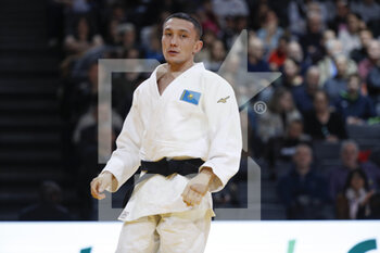 04/02/2023 - Yesset Kuanov (KAZ) in Men -66kg won against Bobur Vadjiev (UZB) during the International Judo Paris Grand Slam 2023 (IJF) on February 4, 2023 at Accor Arena in Paris, France - JUDO - PARIS GRAND SLAM 2023 - JUDO - CONTATTO
