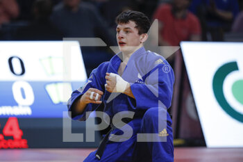 04/02/2023 - Romain Valadier Picard (FRA) (ACBB Boulogne) competed in Men -60kg category and lost against Magzhan (KAZ) during the International Judo Paris Grand Slam 2023 (IJF) on February 4, 2023 at Accor Arena in Paris, France - JUDO - PARIS GRAND SLAM 2023 - JUDO - CONTATTO
