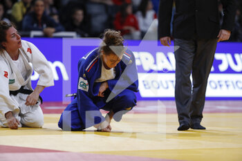 04/02/2023 - Agathe Devitry (FRA) (Red Star Champigny)competed in Women -63kg category lost B . Timo (POR) during the International Judo Paris Grand Slam 2023 (IJF) on February 4, 2023 at Accor Arena in Paris, France - JUDO - PARIS GRAND SLAM 2023 - JUDO - CONTATTO
