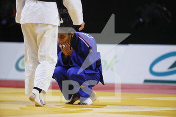 04/02/2023 - Melkia Auchecorne (FRA) (Association Sports de Chelles) competed in Women -63kg category lost against Anriquelis Barrios (VEN) during the International Judo Paris Grand Slam 2023 (IJF) on February 4, 2023 at Accor Arena in Paris, France - JUDO - PARIS GRAND SLAM 2023 - JUDO - CONTATTO
