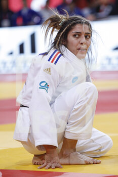 2023-02-04 - Shirine Boukli (FRA) (FLAM 91) competed in Women -48kg category and lost against Hyekygong (KOR) during the International Judo Paris Grand Slam 2023 (IJF) on February 4, 2023 at Accor Arena in Paris, France - JUDO - PARIS GRAND SLAM 2023 - JUDO - CONTACT