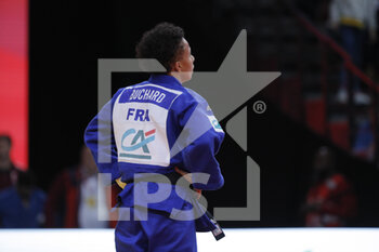 2023-02-04 - Amandine Buchard (FRA) (Paris Saint Germain Judo) competed in Women -52kg category won against Gefen Primo (ISR) during the International Judo Paris Grand Slam 2023 (IJF) on February 4, 2023 at Accor Arena in Paris, France - JUDO - PARIS GRAND SLAM 2023 - JUDO - CONTACT
