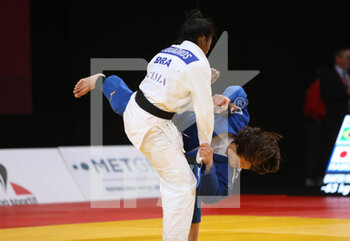 04/02/2023 - Nami Nabekura of Japan against Ketleyn Quadros of Brazil, Women's -63Kg during the Judo Paris Grand Slam 2023 on February 4, 2023 Accor Arena in Paris, France - JUDO - PARIS GRAND SLAM 2023 - JUDO - CONTATTO