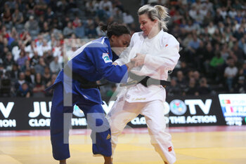 04/02/2023 - Priscilla Gneto of France and Telma Monteiro of Portugal, Women's -57Kg during the Judo Paris Grand Slam 2023 on February 4, 2023 at Accor Arena in Paris, France - JUDO - PARIS GRAND SLAM 2023 - JUDO - CONTATTO