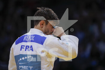 2023-02-04 - Balabay Aghayev (AZE) won the gold medal in Men _60kg category against Cedric Revol (FRA) (Etoile SP de Blanc Mesnil Judo) competed in Men -60kg category during the International Judo Paris Grand Slam 2023 (IJF) on February 4, 2023 at Accor Arena in Paris, France - JUDO - PARIS GRAND SLAM 2023 - JUDO - CONTACT