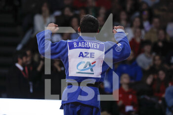 04/02/2023 - Balabay Aghayev (AZE) won the gold medal in Men _60kg category against Cedric Revol (FRA) (Etoile SP de Blanc Mesnil Judo) competed in Men -60kg category during the International Judo Paris Grand Slam 2023 (IJF) on February 4, 2023 at Accor Arena in Paris, France - JUDO - PARIS GRAND SLAM 2023 - JUDO - CONTATTO