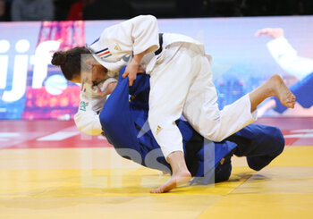 2023-02-04 - Blandine Pont of France against Milica Nikolic of Serbia, Women's -48Kg during the Judo Paris Grand Slam 2023 on February 4, 2023 at Accor Arena in Paris, France - JUDO - PARIS GRAND SLAM 2023 - JUDO - CONTACT