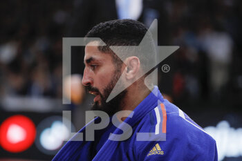 2023-02-04 - Walide Khyar (FRA) FLAM 91) competed in Men -66kg category and lost for the bronze medal against Denis Vieru (MDA) during the International Judo Paris Grand Slam 2023 (IJF) on February 4, 2023 at Accor Arena in Paris, France - JUDO - PARIS GRAND SLAM 2023 - JUDO - CONTACT