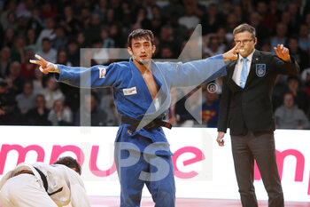 04/02/2023 - Balabay Aghayev of Azerbaijan, Gold medal, Men's -60Kg during the Judo Paris Grand Slam 2023 on February 4, 2023 at Accor Arena in Paris, France - JUDO - PARIS GRAND SLAM 2023 - JUDO - CONTATTO