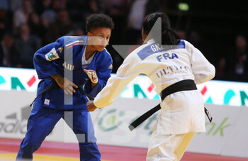 04/02/2023 - Amandine Buchard of France against Astride Gneto of France, Women's -52Kg during the Judo Paris Grand Slam 2023 on February 4, 2023 at Accor Arena in Paris, France - JUDO - PARIS GRAND SLAM 2023 - JUDO - CONTATTO