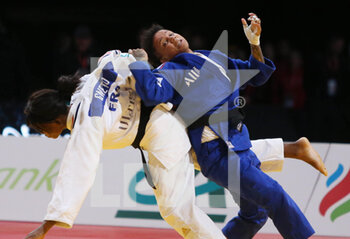 04/02/2023 - Amandine Buchard of France against Astride Gneto of France, Women's -52Kg during the Judo Paris Grand Slam 2023 on February 4, 2023 at Accor Arena in Paris, France - JUDO - PARIS GRAND SLAM 2023 - JUDO - CONTATTO