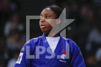 04/02/2023 - Priscilla Gneto (FRA) (US Orleans Loiret Judo Jujitsu) competed in Women -57kg category won the gold medal against Jessica Klimkait (CAN) during the International Judo Paris Grand Slam 2023 (IJF) on February 4, 2023 at Accor Arena in Paris, France - JUDO - PARIS GRAND SLAM 2023 - JUDO - CONTATTO