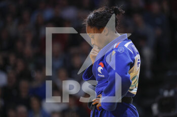 2023-02-04 - Priscilla Gneto (FRA) (US Orleans Loiret Judo Jujitsu) competed in Women -57kg category won the gold medal against Jessica Klimkait (CAN) during the International Judo Paris Grand Slam 2023 (IJF) on February 4, 2023 at Accor Arena in Paris, France - JUDO - PARIS GRAND SLAM 2023 - JUDO - CONTACT